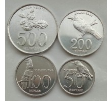 Индонезия 1999-2008. Набор 4 монеты