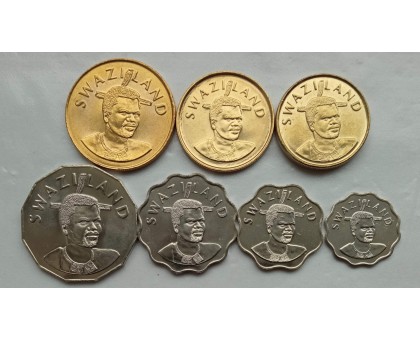 Свазиленд 1999-2010. Набор 7 монет