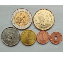 Филиппины 2005-2013. Набор 6 монет