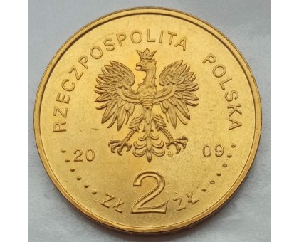 Польша 2 злотых 2009. 70 лет польскому подпольному движению