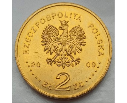 Польша 2 злотых 2009. 90 лет Верховной контрольной палате