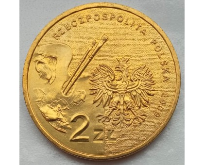 Польша 2 злотых 2009. Художники Польши 19-20 века - Владислав Стржеминский