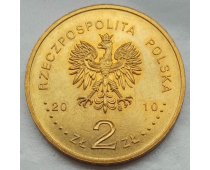 Польша 2 злотых 2010. 95 лет со дня рождения Яна Якуба Твардовского