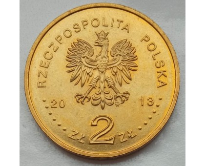 Польша 2 злотых 2013. 100 лет со дня рождения Витольда Лютославского