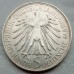 Германия (ФРГ) 5 марок 1966. Готфрид Вильгельм Лейбниц, серебро