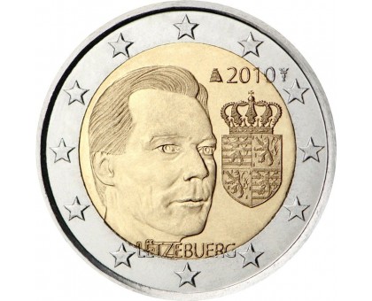 Люксембург 2 евро 2010. Герб Люксембурга