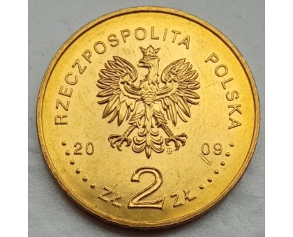 Польша 2 злотых 2009. 180 лет центральному банку Польши