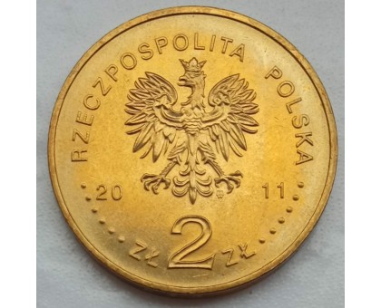 Польша 2 злотых 2011. 300 лет Варшавскому Паломничеству к Ясной Горе
