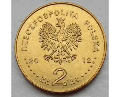 Польша 2 злотых 2012. 150 лет банковскому сотрудничеству
