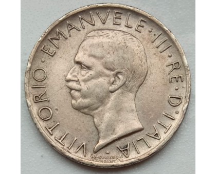 Италия 5 лир 1930 серебро