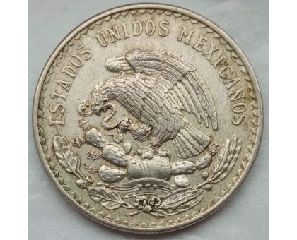Мексика 1 песо 1948 серебро