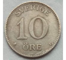 Швеция 10 эре 1934 серебро