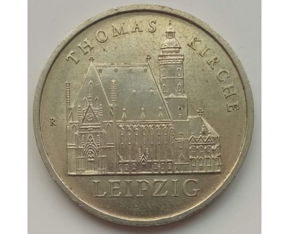 Германия (ГДР) 5 марок 1984. Церковь святого Томаса в Лейпциге