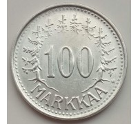 Финляндия 100 марок 1956 серебро