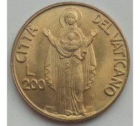 Ватикан 200 лир 1990. Пресвятая Дева