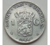 Кюрасао 1 гульден 1944 серебро