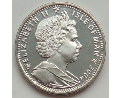 Остров Мэн 1 крона 2004. 60 лет высадки в Нормандии UNC