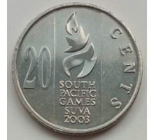 Фиджи 20 центов 2003. Тихоокеанские игры 2003