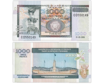 Бурунди 1000 франков 2009