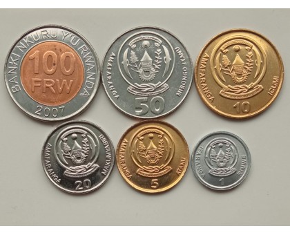 Руанда 2003-2011. Набор 6 монет