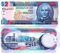 Барбадос 2 доллара 2000-2006