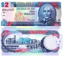Барбадос 2 доллара 2000-2006