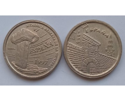 Испания 1996-1997. Балеарские острова и Риоха Набор 2 монеты