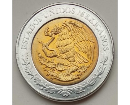 Мексика 5 песо 2008. 200 лет независимости. Мигель Рамос Ариспе