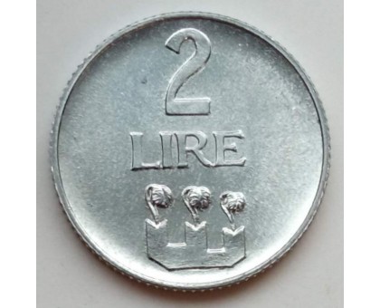 Сан-Марино 2 лиры 1972