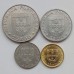 Португалия 1982. Чемпионат мира по хоккею на роликах. Набор 4 монеты