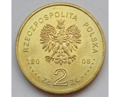 Польша 2 злотых 2008. Памятники Польши - Казимеж-Дольны