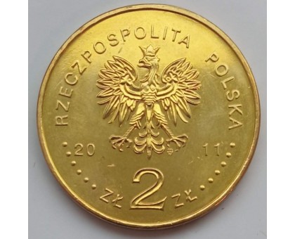 Польша 2 злотых 2011. Катастрофа под Смоленском