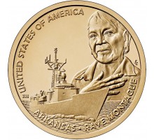 США 1 доллар 2025. Американские инновации. Арканзас, Рэй Монтегю