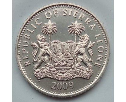 Сьерра-Леоне 1 доллар 2009. XXI зимние Олимпийские Игры, Ванкувер 