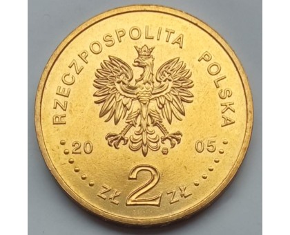 Польша 2 злотых 2005. Папа римский Иоанн Павел II