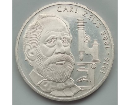 Германия (ФРГ) 10 марок 1988. Карл Цейс, серебро