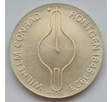 Германия (ГДР) 5 марок 1970. 125 лет со дня рождения Вильгельма Конрада Рентгена