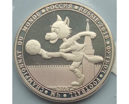 Буркина Фасо 100 франков 2017. Чемпионат мира по футболу 2018 в России