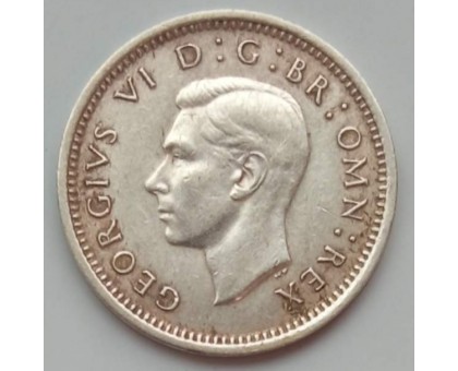 Великобритания 3 пенса 1937 серебро