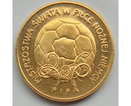 Польша 2 злотых 2006. Чемпионат мира по футболу 2006