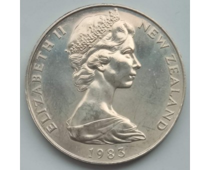 Новая Зеландия 1 доллар 1983. 50 лет чеканке монет Новой Зеландии