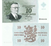 Финляндия 10 марок 1963