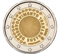 Португалия 2 евро 2025. Устойчивое развитие
