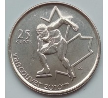 Канада 25 центов 2009. Олимпийские Игры, Ванкувер 2010 - Конькобежный спорт