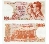 Бельгия 50 франков 1966