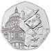 Великобритания 50 пенсов 2019. Медвежонок Паддингтон в церкви Святого Павла