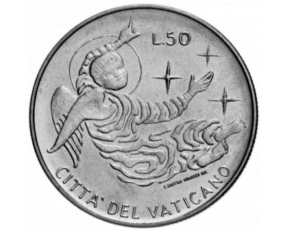 Ватикан 50 лир 1969