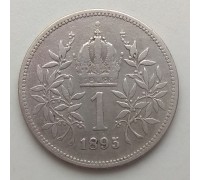 Австрия 1 крона 1895. Серебро