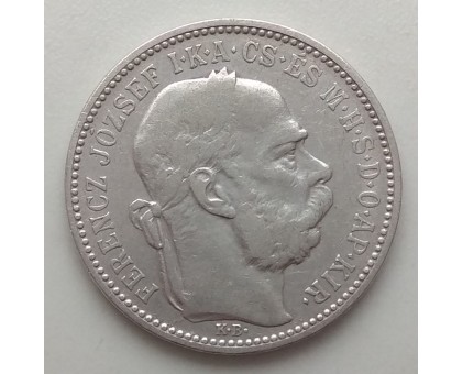 Венгрия 1 крона 1893 серебро