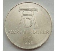 Германия (ФРГ) 5 марок 1971. 500 лет со дня рождения Альбрехта Дюрера. Серебро